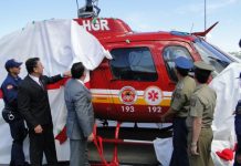 Corpo de Bombeiros de Santa Catarina e SAMU recebem novo helicóptero