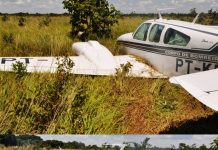 Avião do CGPA/MS faz pouso de emergência no Aeroporto Teruel em Campo Grande