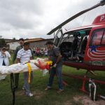 A vítima Manoel Gonçalves Oliveira, de 68 anos foi conduzido de uma clínica de Uruará para o Hospital Regional da Transamazônica em Altamira/PA.