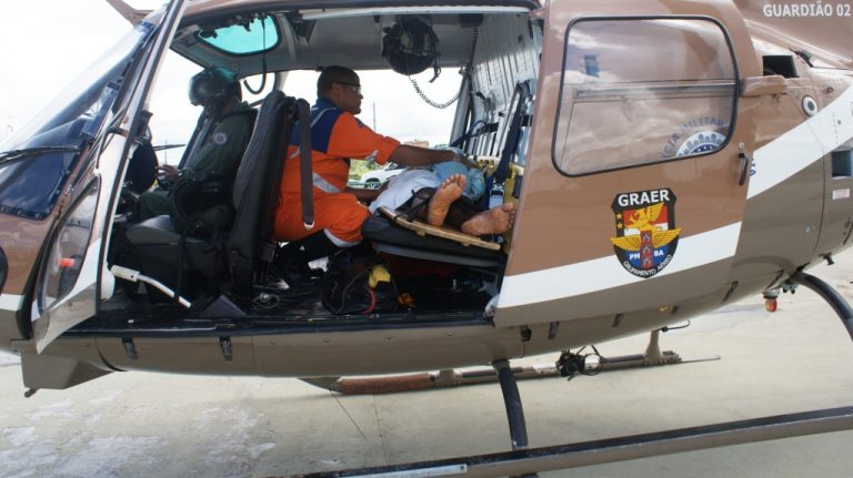 GRAer/BA remove mãe e gêmeos prematuros envolvidos em acidente na BR 324