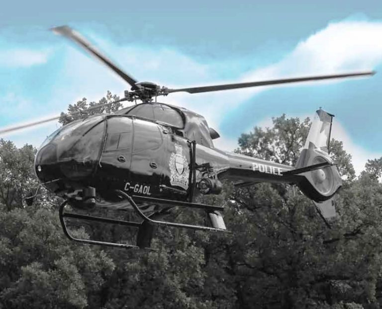 Helicóptero da polícia de Winnipeg/Canadá completa 1 ano de operação