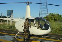 Helicóptero apreendido no transporte de drogas está no GTAP/PI, em Teresina
