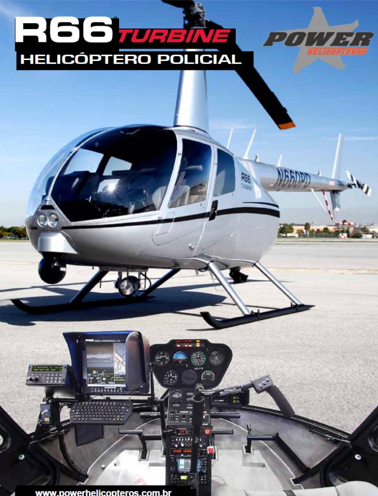 R66 Turbine Police será certificado até o final de julho