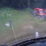 A Base de Rádio Patrulha Aérea de Praia Grande participou da ação com o auxílio de um helicóptero Águia.