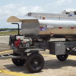 reboque tanque que será utilizado nas operações.