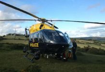Helicóptero da Polícia Inglesa resgata turista que sofria de Parkinson