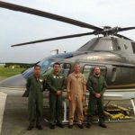 Tenente Coronel HOFMANN, Major PM RICARDO MENDES e o delegado Andre GANGA da Policia Civil e instrutor da Agusta