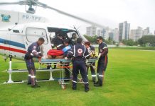 Potiguar I socorre jovem esfaqueada na cidade de Pau dos Ferros/RN