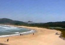 Francês e espanhol são resgatados de afogamento na Praia Mole, em SC