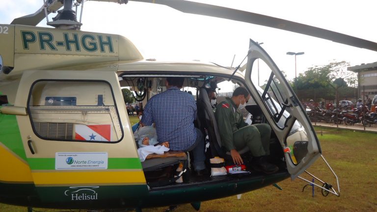 GRAESP/PA realiza remoção aeromédica de criança