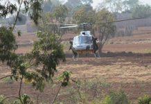 Polícia Militar conta com o apoio do Helicóptero Águia para prender ladrão de carro
