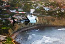 Uma radiografia da Unidade Aérea da Polícia de Los Angeles/EUA