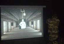 GTAP/PMPI realiza treinamento de tiro com simulador