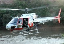 Paraquedista fica enroscado em árvore durante voo em São Pedro/SP