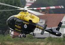 O Serviço Nacional de Aviação Policial (NPAS) é lançado no Reino Unido