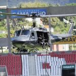 Treinamento conta com helicópteros da polícia (Foto: Dhavid Normando/Futura Press/Estadão Conteúdo)