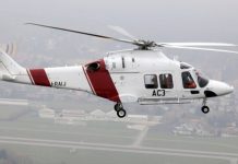 AgustaWestland realiza o primeiro voo do terceiro protótipo do AW169