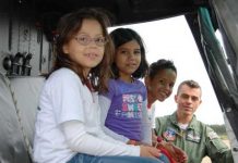 Alunos de escola de Presidente Prudente/SP conhecem o helicóptero Águia