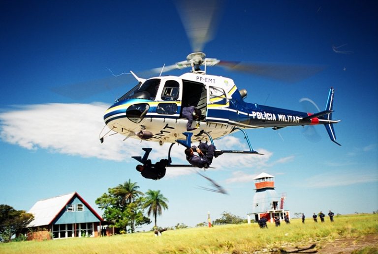 O policiamento helitransportado na Polícia Militar do Mato Grosso