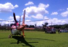 Bombeiro 01 atende vítima de arma de fogo na cidade de Ceres/GO