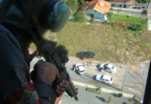 Confrontos armados envolvendo helicópteros policiais