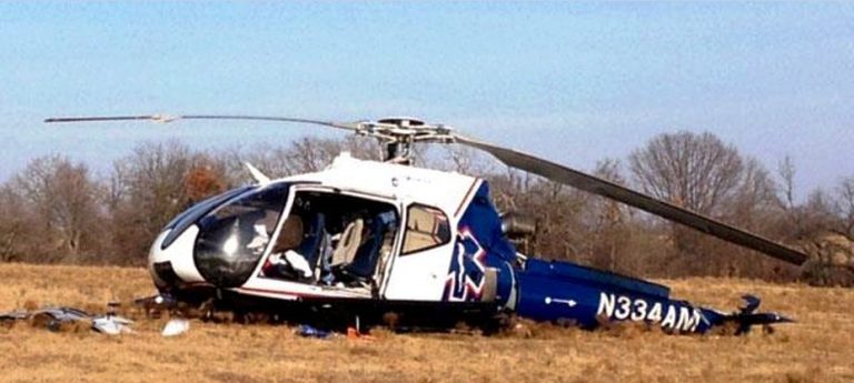 Acidente com EC130 aeromédico em Oklahoma/EUA