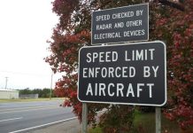 Polícia de Virgínia/EUA reduz programa de controle de velocidade de veículos com auxílio de aeronaves
