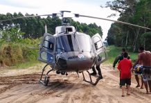 Resgate de acidente automobilístico em zona rural de Barra Velha/SC