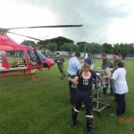 Bombeiro 01 resgata vítima de acidente de moto em Itauçu-GO