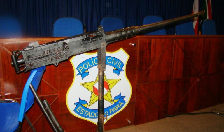 Operação conjunta da Polícia Civil, GRAESP/PA e COE da Polícia Militar apreende metralhadora calibre .50 anti-aérea
