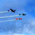 Apresentação da esquadrilha de T-6