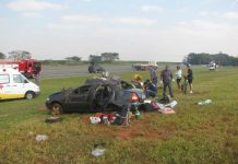 Águia resgata vítima de acidente na Rodovia dos Bandeirantes