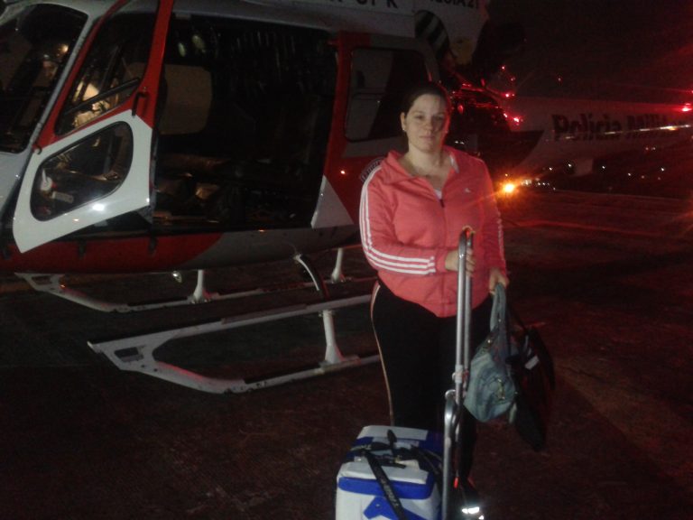 Águia da Polícia Militar é a salvação durante a paralisação da cidade de São Paulo