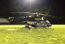 Helicóptero policial faz pouso de emergência em Columbia, Maryland/EUA