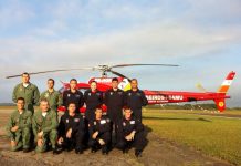 Formatura da 3ª Turma do Curso de Tripulantes Operacionais do Batalhão de Operações Aéreas do CBMSC