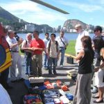 Médicos de Nova Zelândia visitam Seção de Apoio Aeromédico do GSE 1