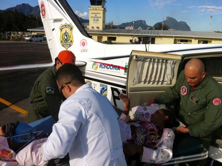 Grupo de Operações Aéreas de Rondônia realiza transporte aeromédico para o RJ