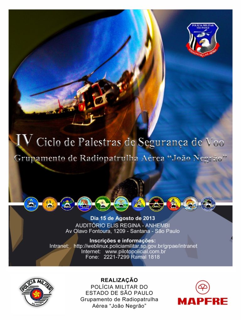 GRPAe/SP organiza o IV Ciclo de Palestras de Segurança de Voo