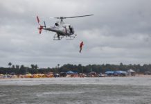 GRAESP realiza simulação de salvamento aquática no Rio Tocantins