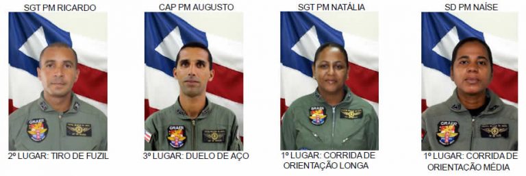 GRAER/BA destaca-se em olimpíada policial com o 2º lugar na classificação geral