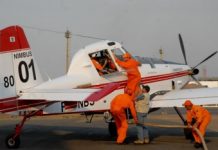 Aviões comprados há dois anos são capazes de carregar três toneladas de água