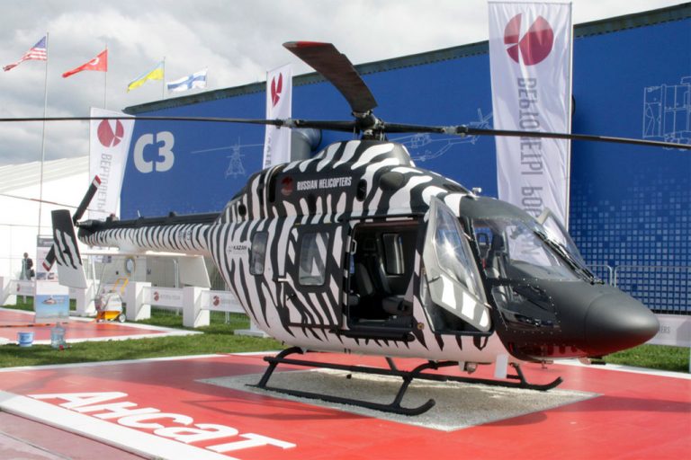 Russian Helicopters anuncia a certificação do modelo comercial do helicóptero Ansat
