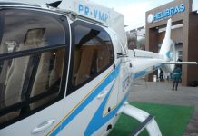 Helibras apresenta novo helicóptero EC130 T2