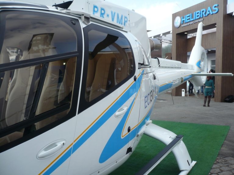 Helibras apresenta novo helicóptero EC130 T2