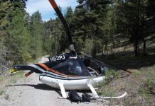 Helicóptero faz pouso de emergência nos EUA durante operação policial