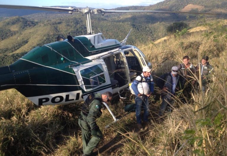 GRAER do Paraná resgata jovens que ficaram presos na Serra dos Agudos