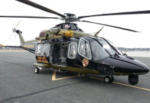 AW139 da polícia estadual de Maryland/EUA pode ter sido atingida por tiro