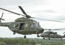 Forças Armadas irão apoiar a Policia sueca com helicópteros