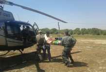CGPA/MS realiza resgate de feridos no pantanal sul-mato-grossense