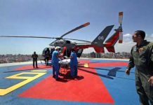 Cinco anos após início de obra, heliponto é inaugurado
